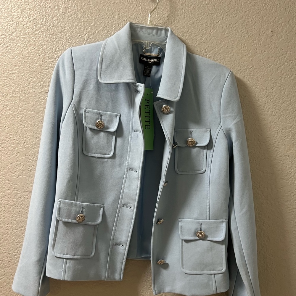 Karl Lagerfeld Light Blue Women's Blazer